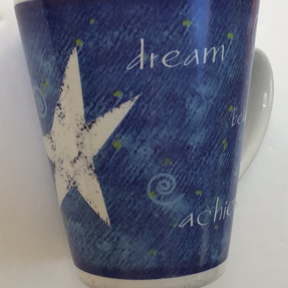 Mary Kay Dream Believe Achieve Blue Star Coffee Latte Tea Mug - Picture 3 of 10
